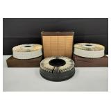 3 - Vintage Yankee Photo Slide Trays with Slides