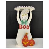Cute Boo Ghost Candy Bucket Stand