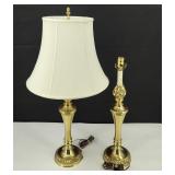 VTG Hollywood Regency Stiefel Flame Lamps