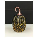 Fancy Glass & Metal Pumkin