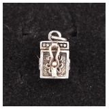 925 Sterling Silver Box Charm