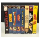 Classic Halloween VHS Tapes Dracula Mummy & More