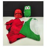 Kids Red Storm Trooper & Yoshi Costumes