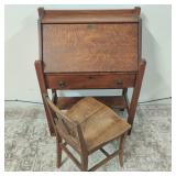 Antique Mission Drop Leaf Desk