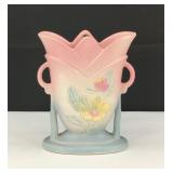 VTG Hull Art Pottery Magnolia Doubled Handled Vase