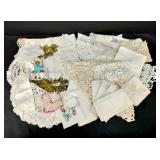 Vintage Linens Doileys Handkerchiefs & More