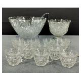 Anchor Hocking Arlington 26 Punch Bowl Set Plus