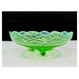 Antique Jefferson Glass Co. Ruffles & Rings Bowl