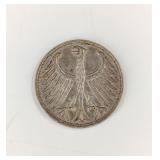 1966 West Germany .625 Silver Coin