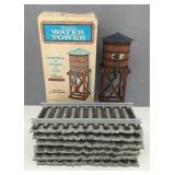 VTG Beam's Water Tower Decanter & Train Tracks