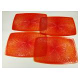 VTG MCM Starburst Vinyl Placemats
