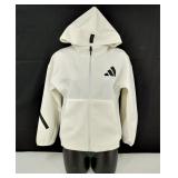 Addidas Sportswear White Zip-up Ladies M