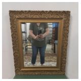 VTG 1969 Gold Gilded Wall Mirror