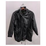 Men's Wilson's Leather Hooded Jacket Size XS