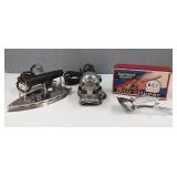 VTG Sterling Ezypak Tourist Iron / Oster Massager