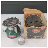 Coleman 502 Camp Stove & Heat Drum