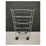Stainless Steel Rolling Laundry Basket