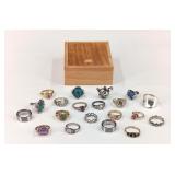Vintage & Contemporary Costume rings