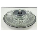 Vintage Kromex Lazy Susan Serving Tray
