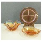 VTG Marigold Carnival Glass Federal / Imperial