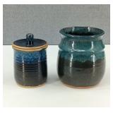 Signed Joy Artisan Made Stoneware Pottery
