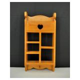 Cottage Wood Trinket/Spice/Miniatures Shelf