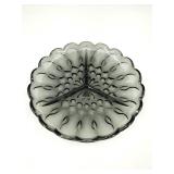 VTG Anchor Hocking Fairfield Smoke Relish DIsh