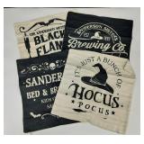 4 New Halloween Pillow Covers