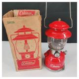 Coleman 200A Lantern With Rare Bottom Tool Tray