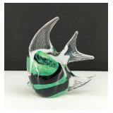 Art Glass Angel Fish Paperweight