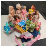 VTG Barbies & Dolls With Clothes
