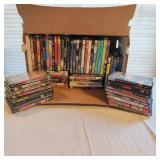 60 Mixed Genre DVDs