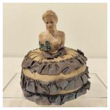 Antique Half Bust Victorian Pin Cushion