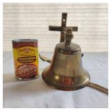VTG Brass Ships Anchor Wall Mount Bell