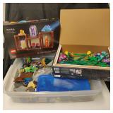 Tote of Legos & Mini Figs