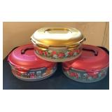 Lock-n-Lock Christmas Cookie/Cake Containers