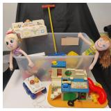 VTG Box Of Fisher Price Sesame Clubhouse And More