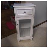 Small Utility Bathroom Cabinet Glass Door