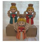 Vintage 1976 Ceramic Angels