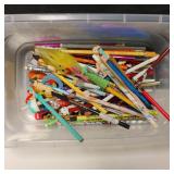 Tub of Pencils & Pencil Toppers Lion King Disney +
