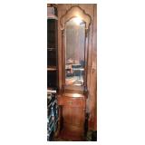Vintage Entry Way Hall Mirrored Hall Tree