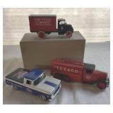 2 Texaco Bank Trucks & Car Quest Banl