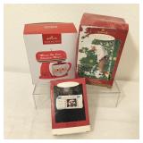 3 Hallmark Ornaments In Box