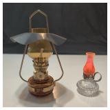 Mini Hurricane Lamps Orange Glows