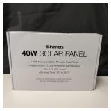 Four Patriots 40W Solar Panel