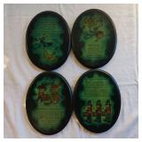 Vintage Nursery Rhyme Wood Wall Plaques
