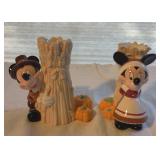 Disney Mickey & Mini Thanksgiving Candle Holders