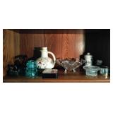 Contents of Shelf VTG Insulator Cas Irons & More