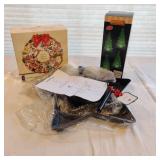 Hallmark Metal Christmas Stand Christopher Radko +