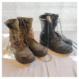 2 Pair Military Boots